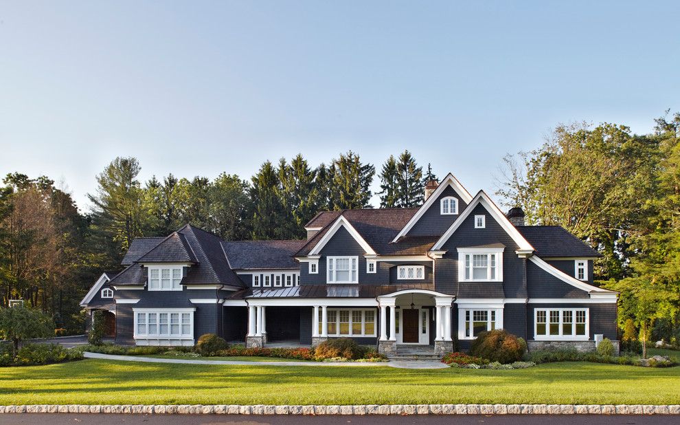 Acadian Style Homes for a Traditional Exterior with a Large House and a New Home in the New York Suburbs by Degraw & Dehaan Architects