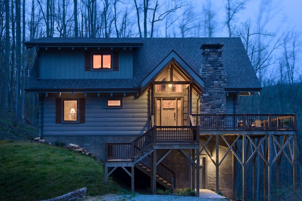 Adair Homes for a Rustic Exterior with a North Carolina and Adair by Log Homes of America