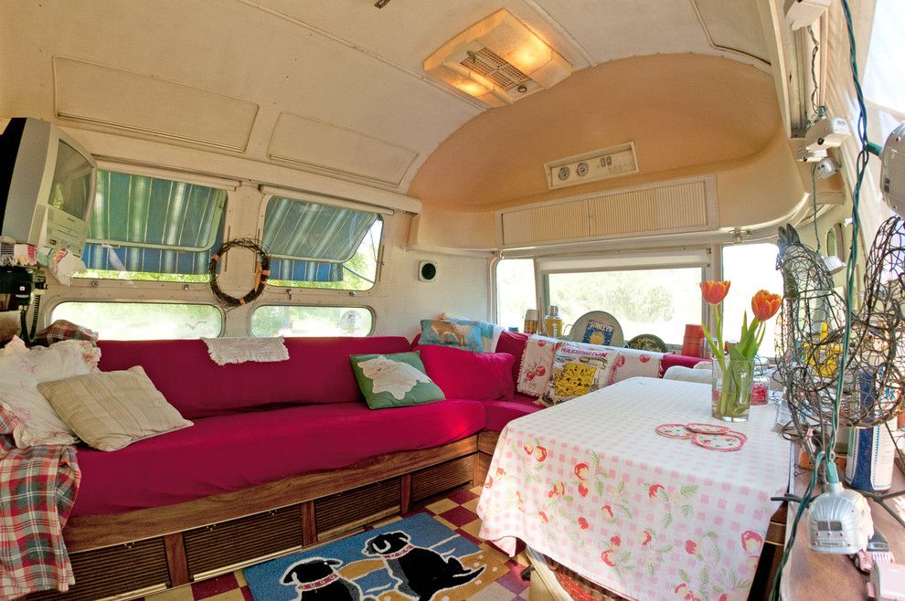 Airstream Renovation for a Eclectic Dining Room with a Eclectic and the Salsa House by Louise Lakier