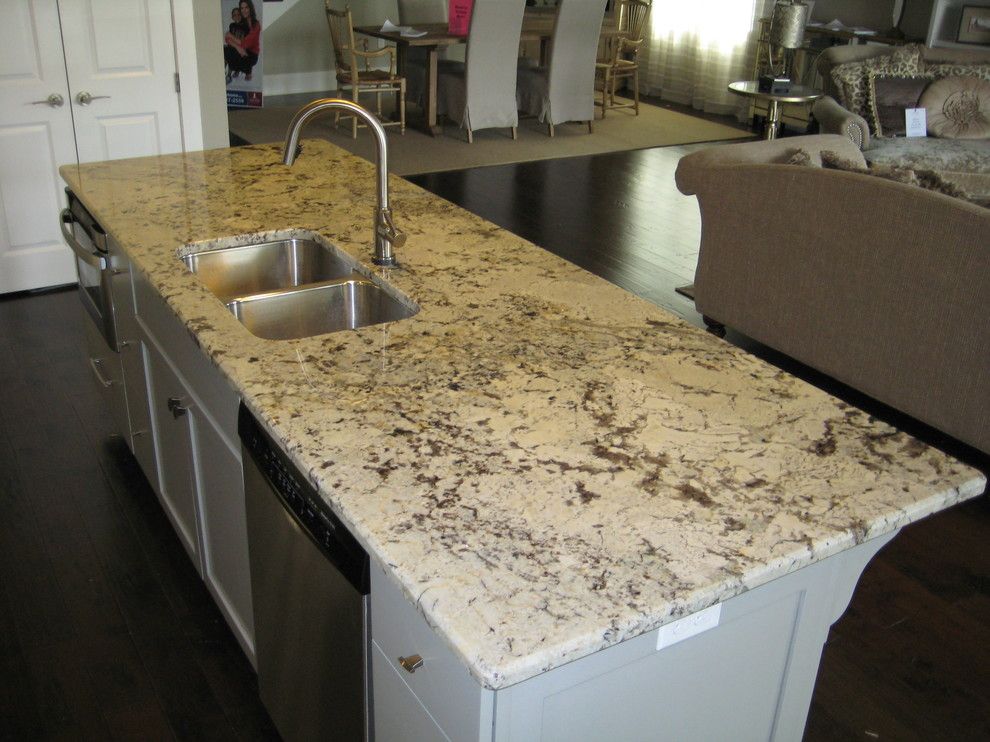 Alaska White Granite for a Traditional Kitchen with a Kitchen and Kitchen: Alaska White Granite by Labruyere Stone