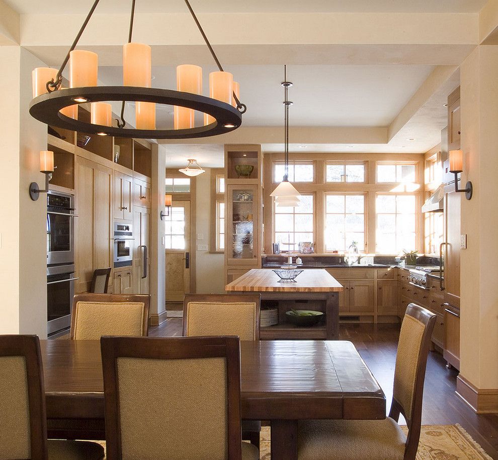 Albert Lee Appliance for a Contemporary Kitchen with a Butcher Block Countertops and Seamless Neighbor by Tea2 Architects