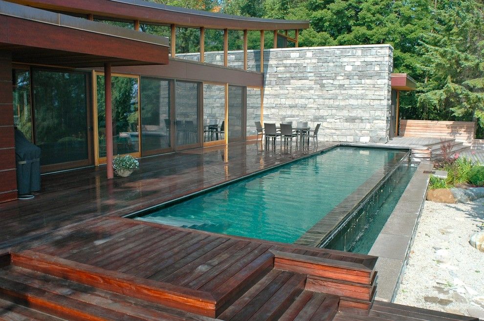 Altius for a Contemporary Pool with a Contemporary and Christie Beach Pool by Altius Architecture, Inc.