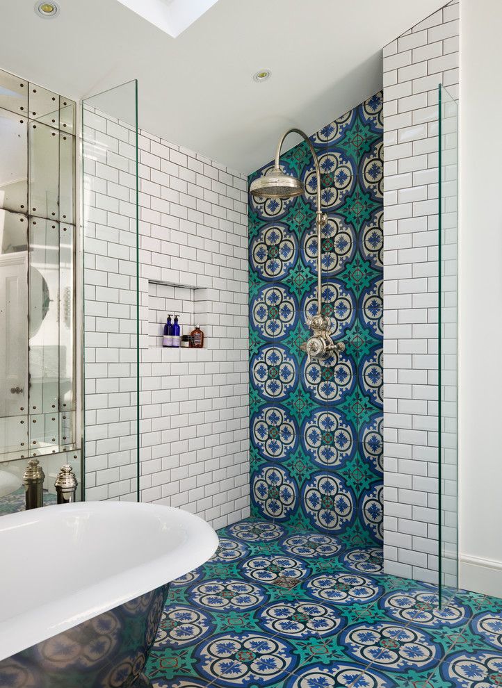 American Southwest Mortgage for a Victorian Bathroom with a Mirrors and Drummond's Case Study: Victorian Terrace House, South West London by Drummonds Bathrooms