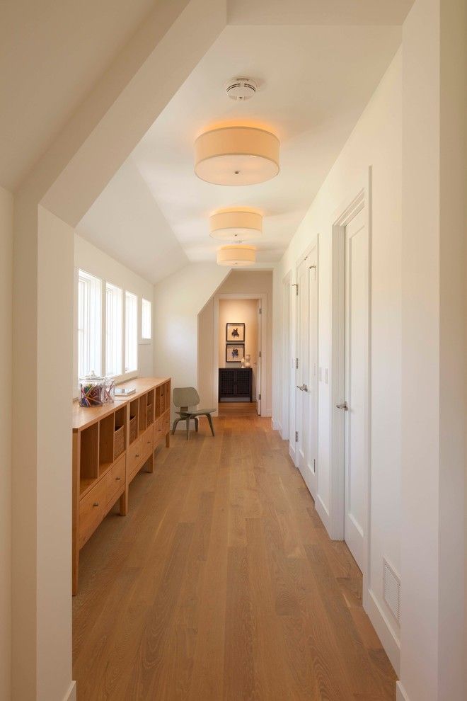 Anderson Plywood for a Contemporary Hall with a White Walls and Edina 4 by Elevation