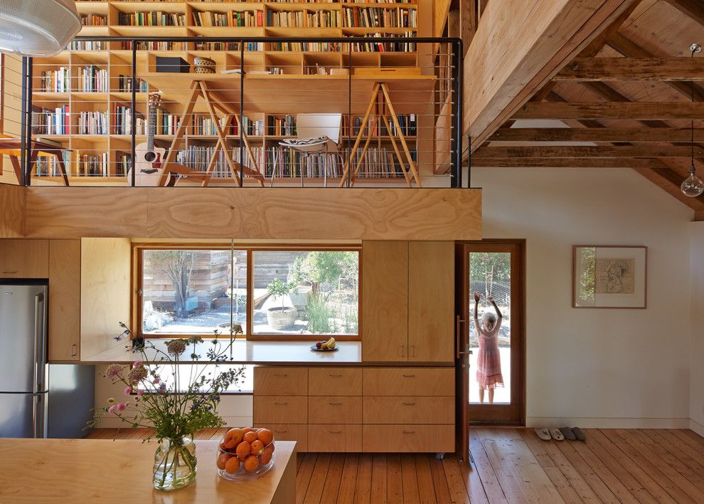 Anderson Plywood for a Farmhouse Kitchen with a Contemporary and a House for Hermes by Andrew Simpson Architects