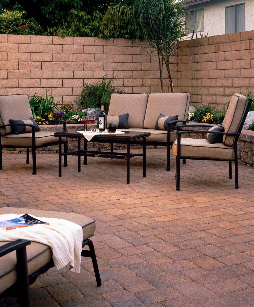 Angelus Pavers for a Modern Landscape with a Ackerstone Pavers and Pavers by Pacific Pavers