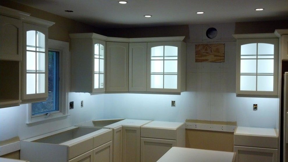 Annapolis Lighting for a Traditional Kitchen with a Can and Calabrese Kitchen by Annapolis Lighting