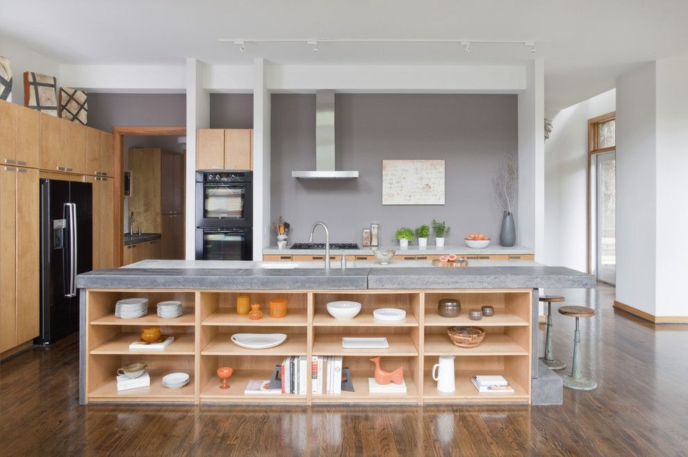 Appliance Parts Depot for a Contemporary Kitchen with a Industrial Barstools and Kitchen by J Witzel Interior Design