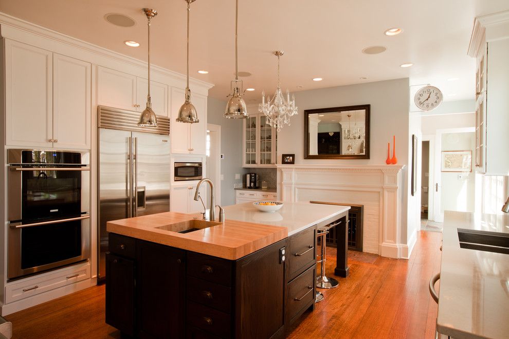 Appliance Parts Depot for a Traditional Kitchen with a Double Ovens and Transitional Glam Kitchen by Normandy Remodeling