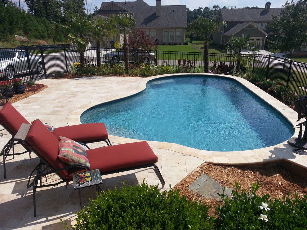 Aquarama for a Traditional Pool with a Relaxing and Mcmullin Pool Build by Aquarama Pools & Spas