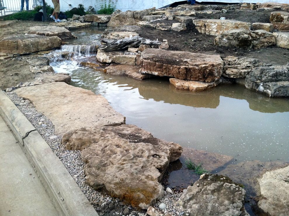 Aquascape for a Traditional Landscape with a Pittsford Ny and Aquascape Ecosystem Waterfall Pond Installation, Shedd Aquarium, Acorn by Acorn Ponds & Waterfalls