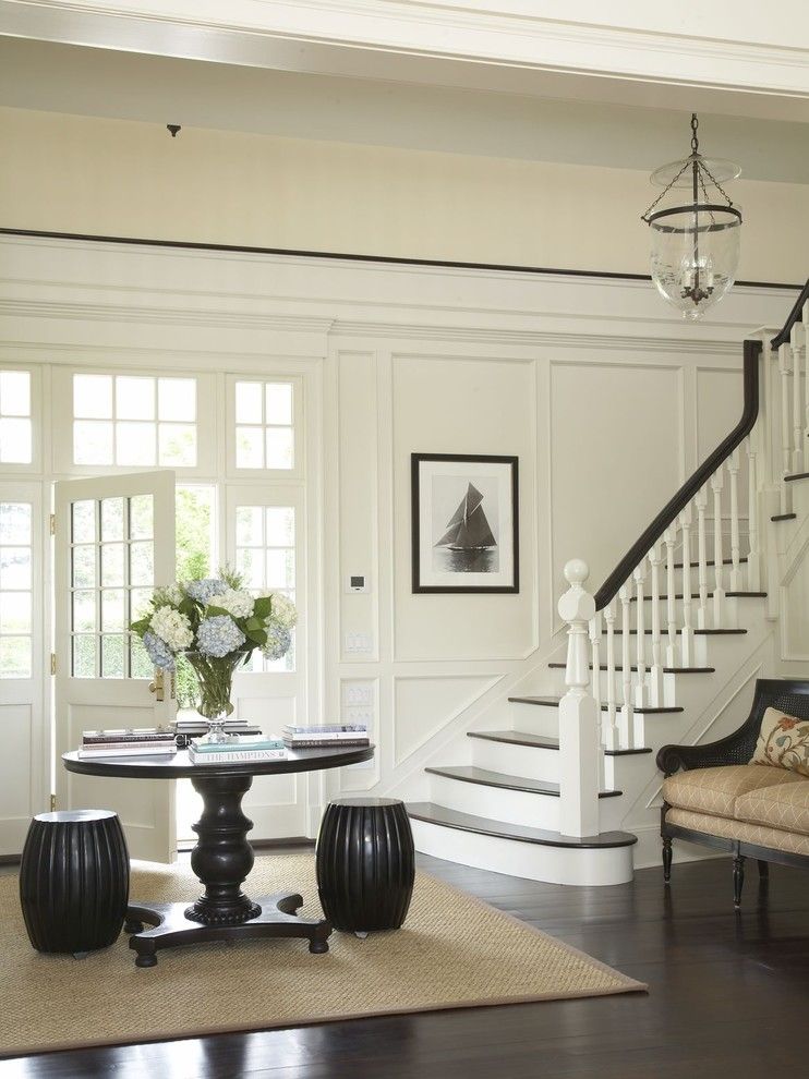 Arcadia Doors for a Traditional Entry with a Hurricane Lantern and Country Houses by Austin Patterson Disston Architects