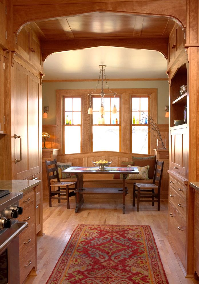 Architrave for a Craftsman Kitchen with a Wood Kitchen and Crocus Hill Residence by David Heide Design Studio