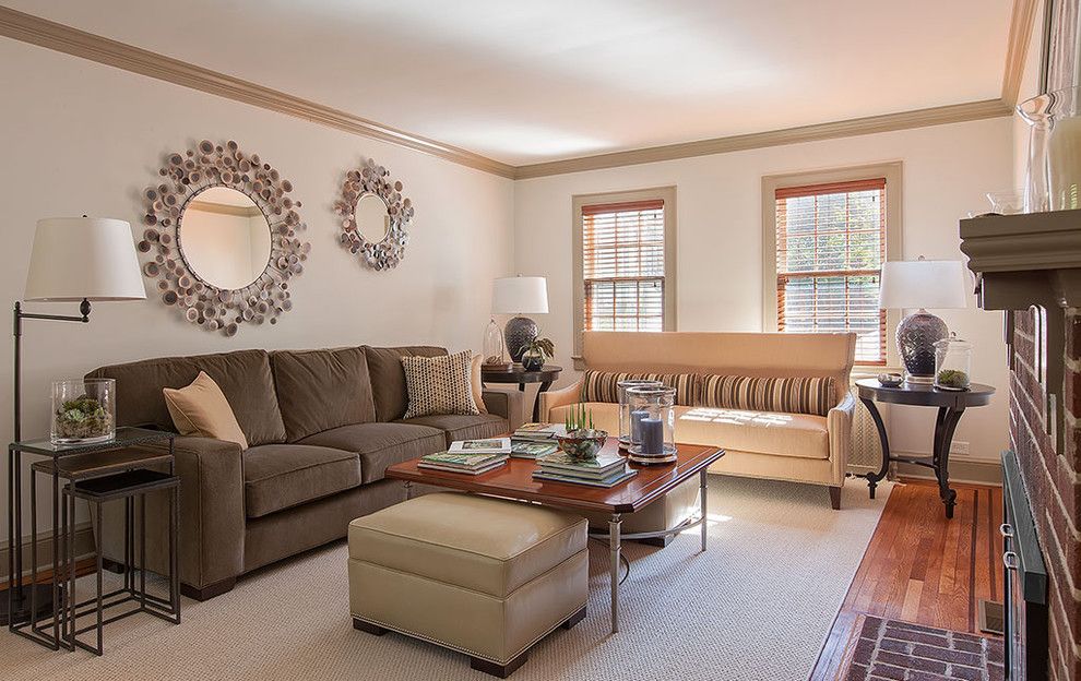 Arteriors Home for a Traditional Living Room with a Neutral Tones and Sophisticated Suburbia   in Westchester by B Fein Interiors Llc