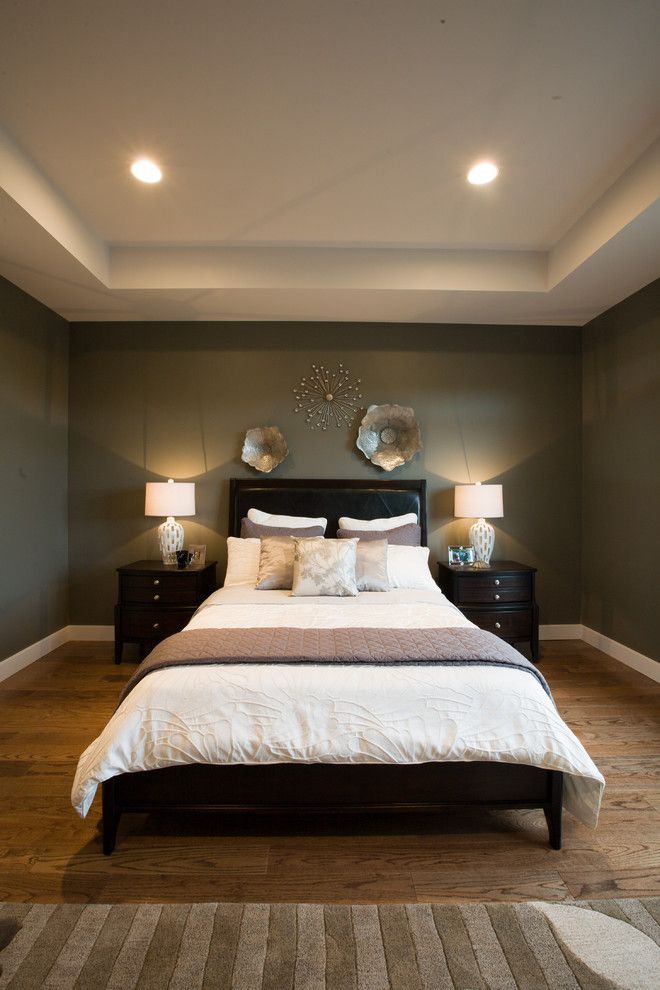 Ashley Furniture Reno for a Transitional Bedroom with a Bed Pillows and 2011 Manitoba Fall Parade of Homes by Dowalt Custom Homes Inc