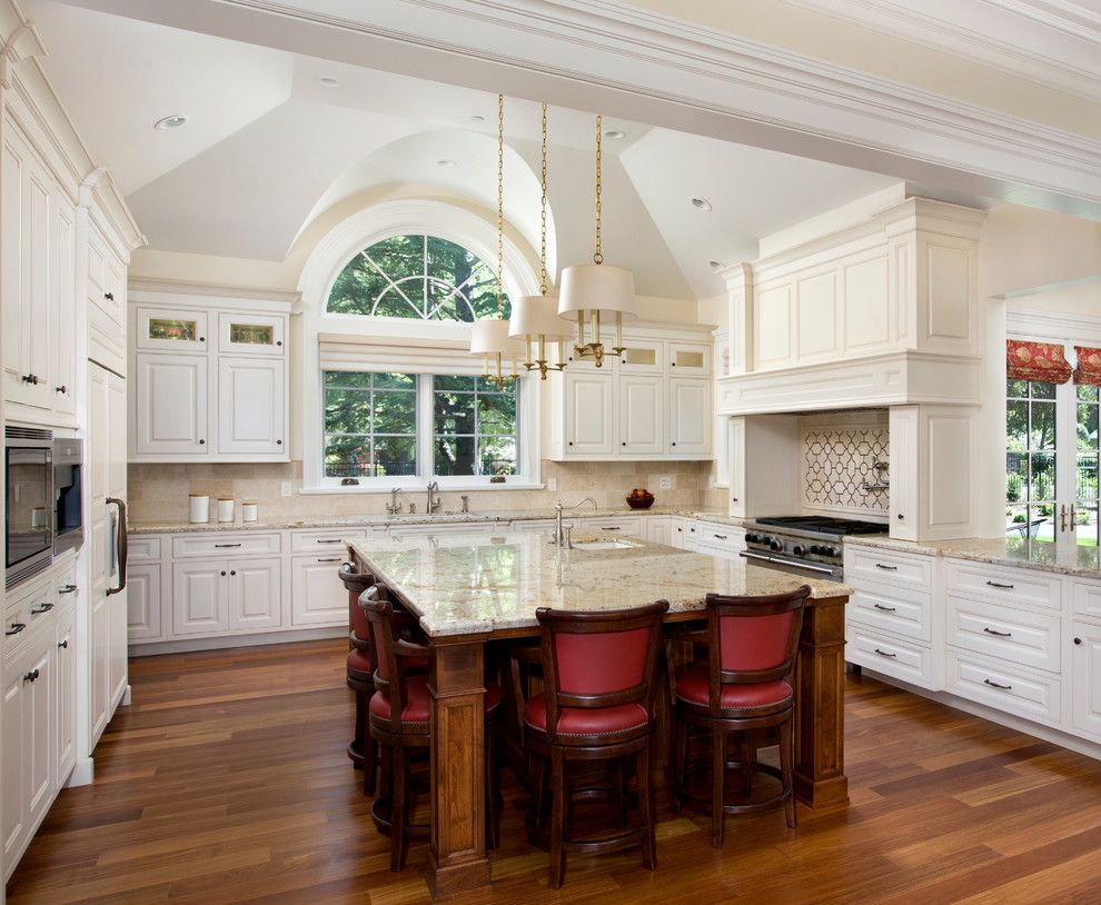 Atherton Appliance for a Traditional Kitchen with a Archway and Kitchens by Rki Interior Design