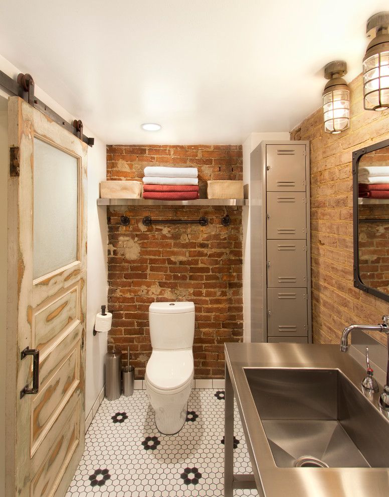 Bach Medical Supply for a Industrial Powder Room with a Surgical Sink and Bathroom by Bennett Frank Mccarthy Architects, Inc.