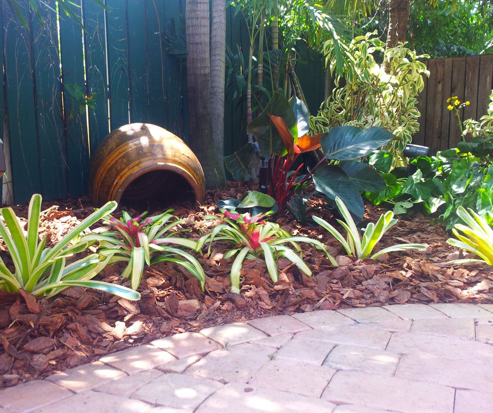 Backyard Makeover for a Tropical Landscape with a Tropical and Tropical Paradise   Backyard Makeover by Gardening Angel