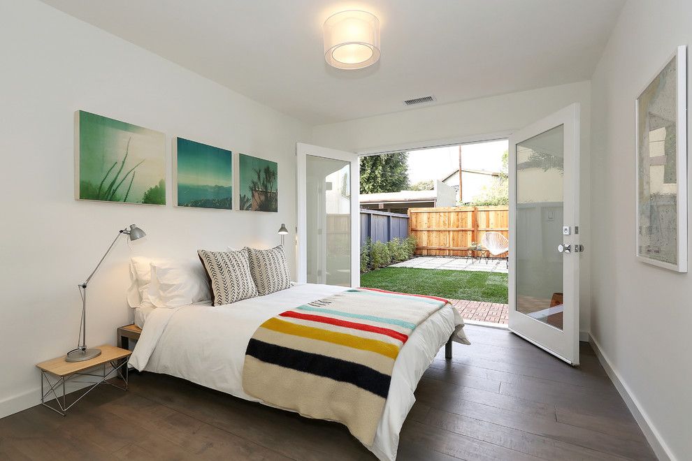 Backyard Masters for a Contemporary Bedroom with a Glass Doors and Fountain by Echo Ranch Staging