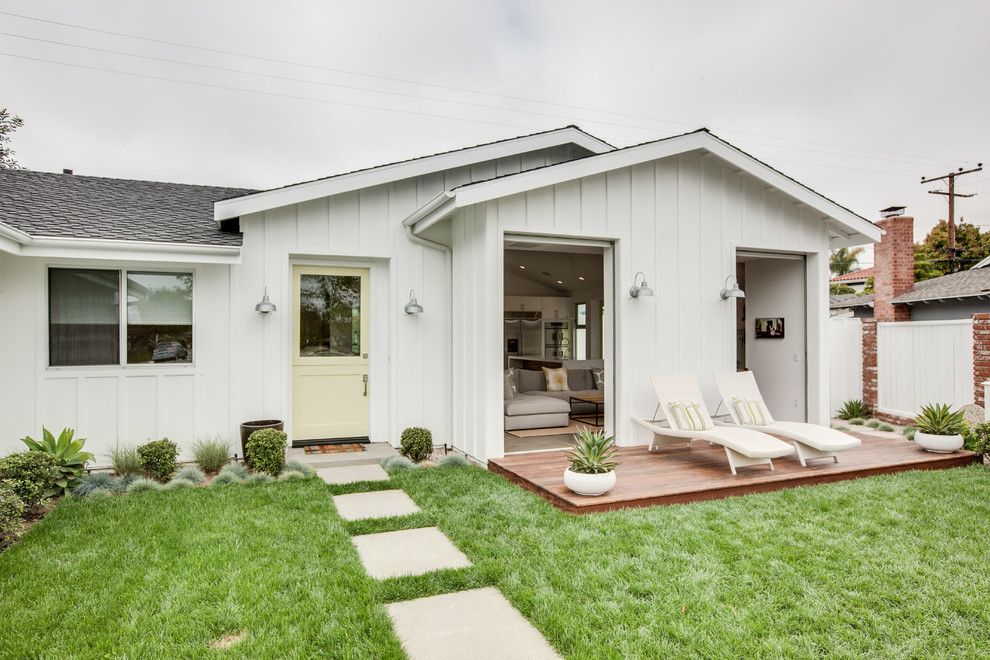 Backyard Masters for a Contemporary Exterior with a Shingle Roof and Costa Mesa Farmhouse Contemporary Remodel by Christiano Homes, Inc.