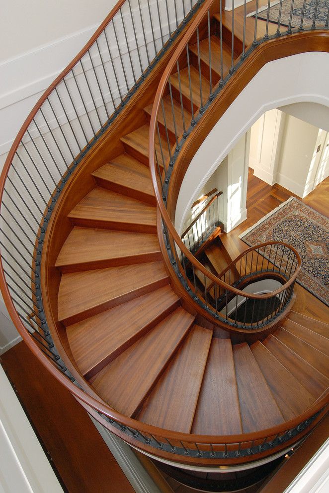 Ballister for a Traditional Staircase with a Iron Railing and Belvedere Avenue Residence by Sutton Suzuki Architects