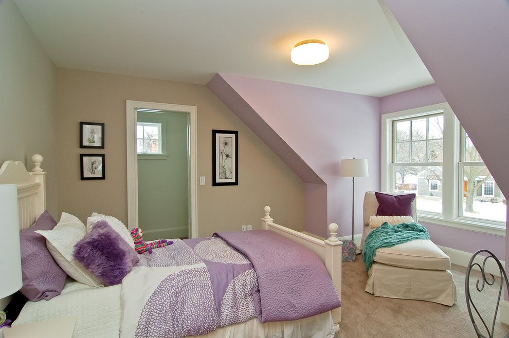 Bassett Mirror Company for a Traditional Kids with a Chaise and Great Neighborhood Homes by Great Neighborhood Homes