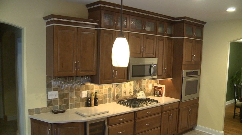 B&b Appliance for a Traditional Kitchen with a Staircase and Tim P by Curtis Lumber Ballston Spa