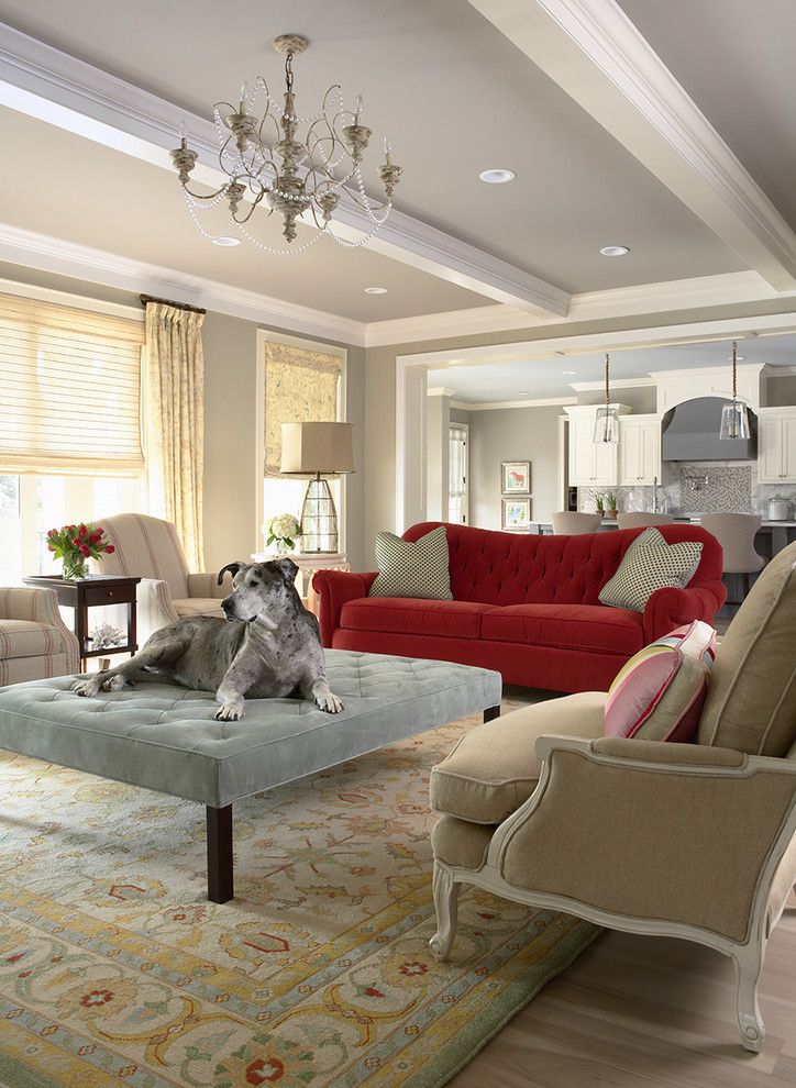 Benjamin Moore Paint Home Depot for a Traditional Living Room with a Family Room and Bridge Street Residence Living Room by Martha O'hara Interiors