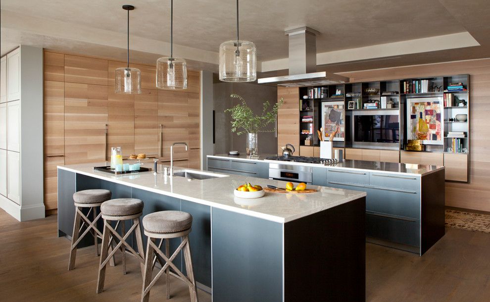 Berger Appliance for a Contemporary Kitchen with a Tray and Fourseasons by Fab Architecture