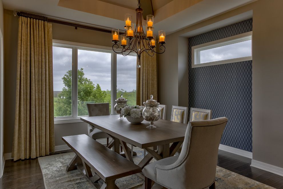 Berkshire Hathaway Real Estate Omaha for a Transitional Dining Room with a Real Estate Photography and Best of Omaha 2015 by Amoura Productions