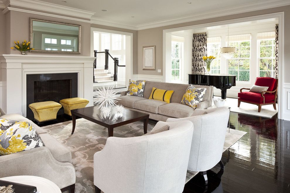 Best Buy Nashua for a Transitional Living Room with a Area Rug and Parkwood Road Residence Living Room 2 by Martha O'hara Interiors