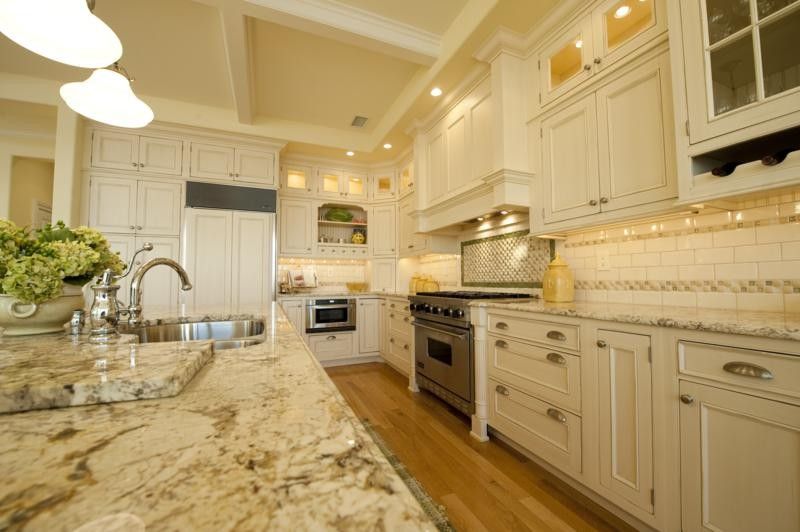 Bianco Romano Granite by Monetti Custom Homes