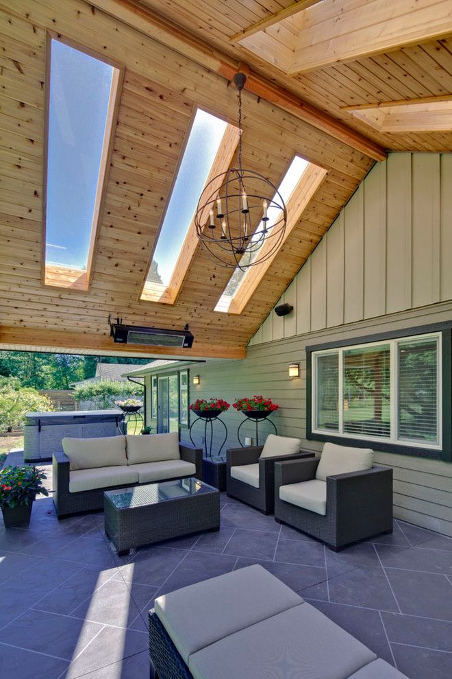 Big Sky Brokers for a Traditional Patio with a Sky Lights and Outdoor Living Area with Skylight by My House Design Build Team