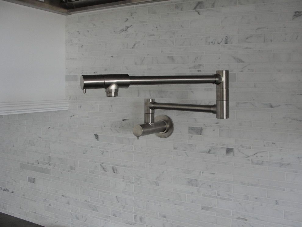 Blackman Plumbing Supply for a Transitional Kitchen with a Stainless Steel Faucet and Traditional Hamptons with a Twist by Blackman Plumbing Supply