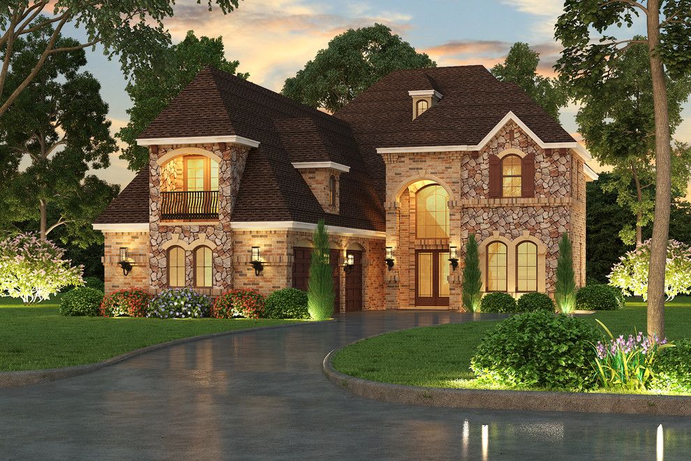 Blueprint Dallas for a Traditional Exterior with a Architect and 