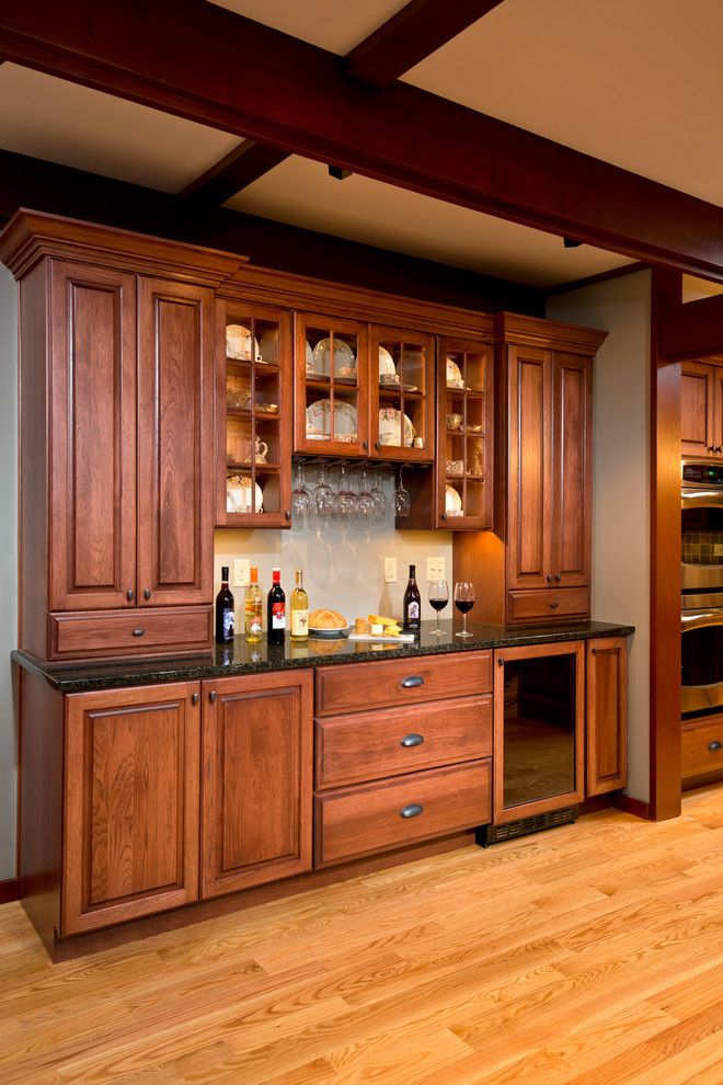 Bo Concept for a Craftsman Kitchen with a Buffets and Sideboards and Kitchen Remodel Schenectady, New York by Bellamy Construction