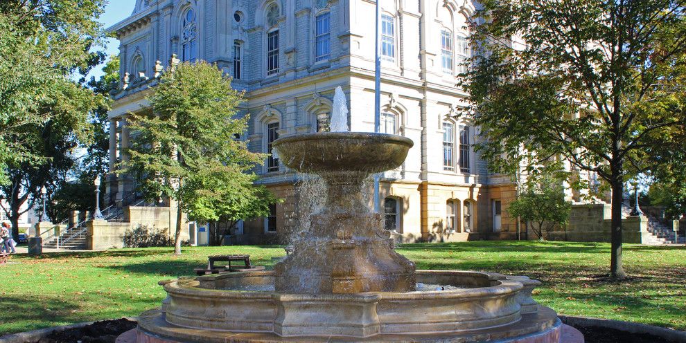 Bobo Intriguing Objects for a Contemporary Exterior with a Architectural Elements and Granite Fountain by Italian Marble, Llc