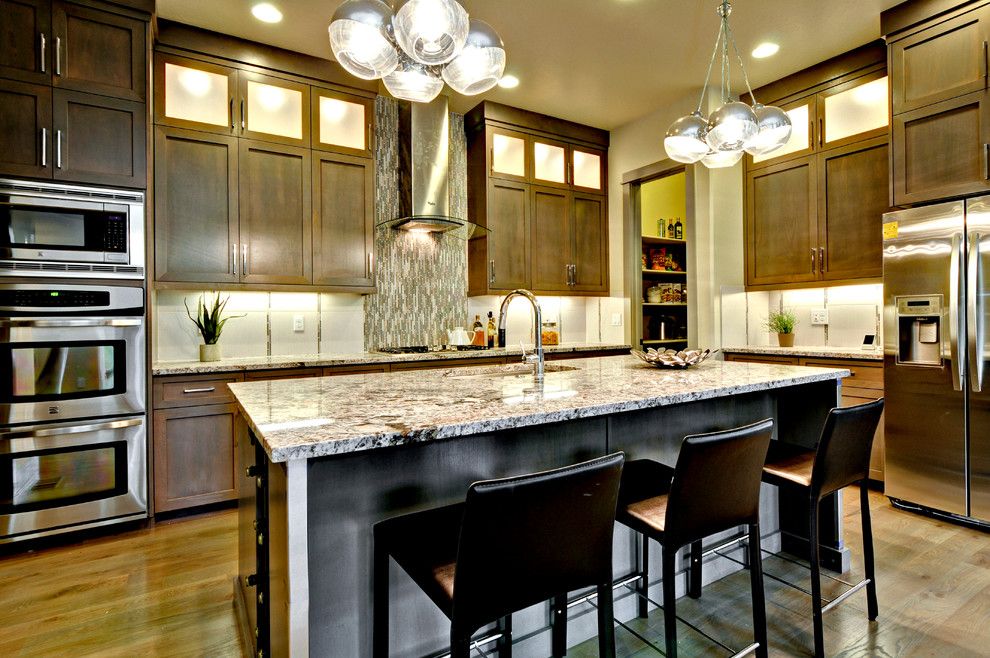 Boise Hunter Homes for a Contemporary Kitchen with a Double Oven and 