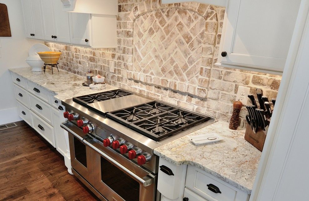 Boral Brick for a Traditional Kitchen with a Countertops and Marietta Home by Cr Home Design K&b (Construction Resources)