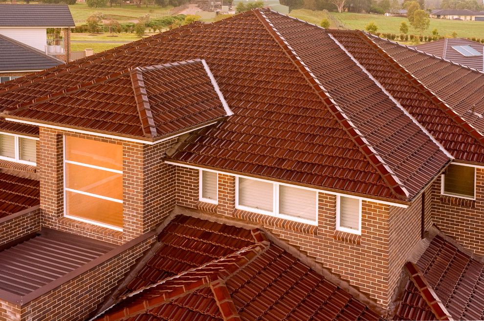 Boral Roofing for a Traditional Exterior with a Tiles and Terracotta Roof Tiles by Boral Roofing Australia