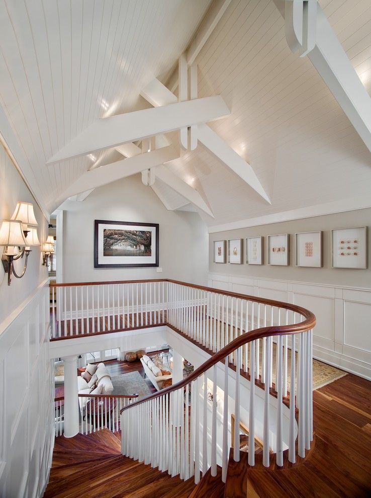 Buffington Homes for a Traditional Hall with a Wall Sconces and Kiawah Island National Award Winner by Buffington Homes South Carolina