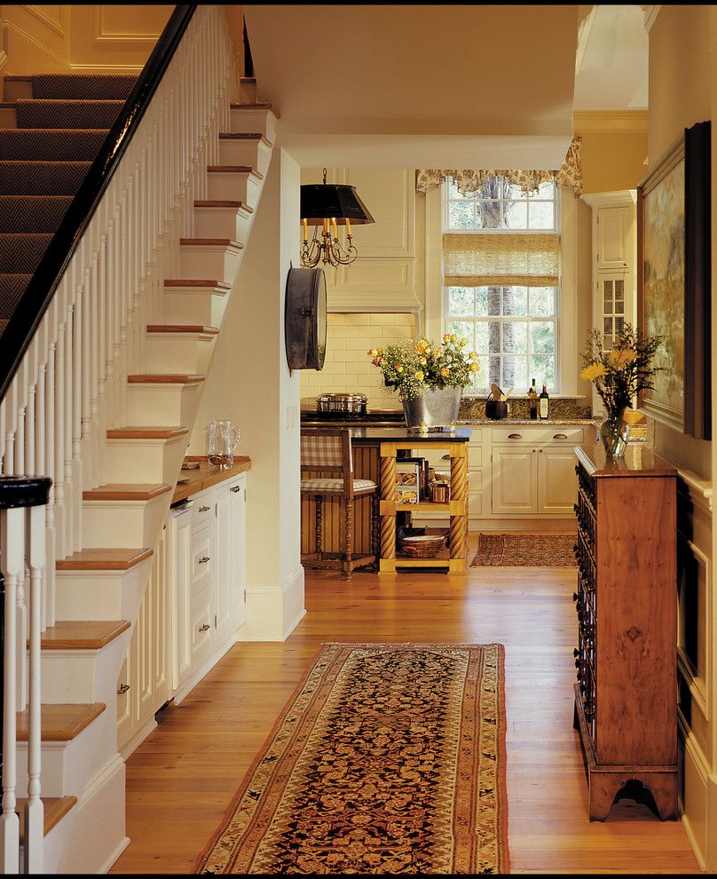 Buffington Homes for a Traditional Staircase with a Antique Flo and Buffington Homes  Kiawah Island, Sc by Buffington Homes South Carolina