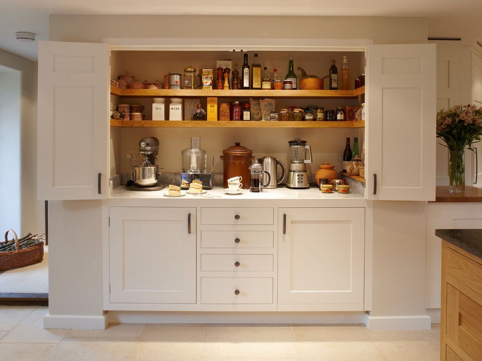 Builders Appliance Center for a Traditional Kitchen with a Sleek and Magnificent Larder Kitchen by Figura Kitchens & Interiors