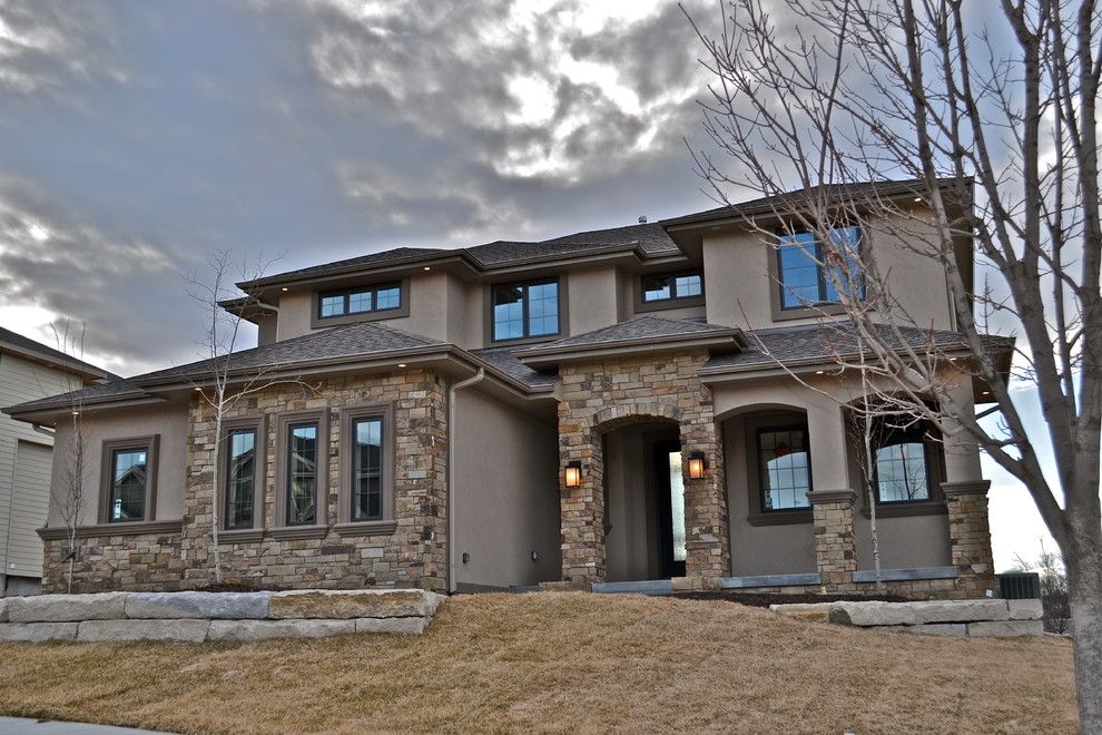 Builders Supply Omaha for a Contemporary Exterior with a 2 Story and Front by Anthony Company Builders Llc