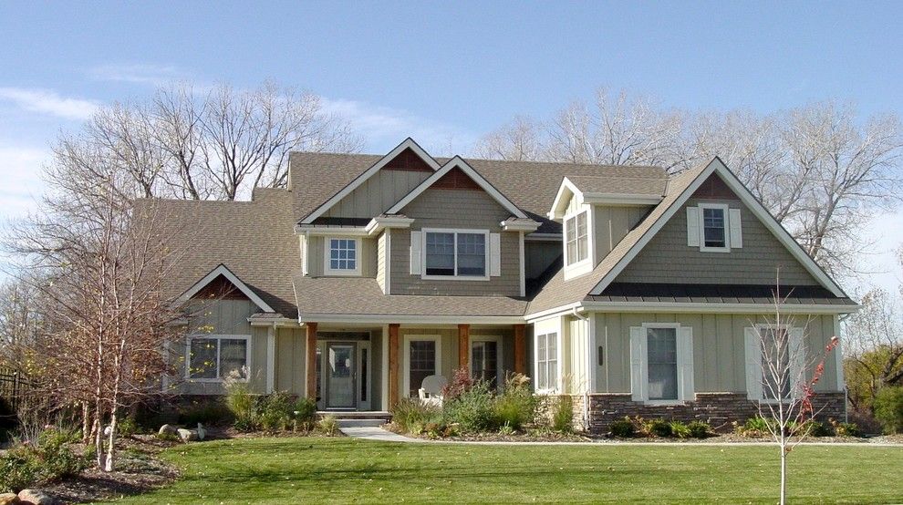 Builders Supply Omaha for a Traditional Exterior with a Traditional and Elevations by La Home Builders