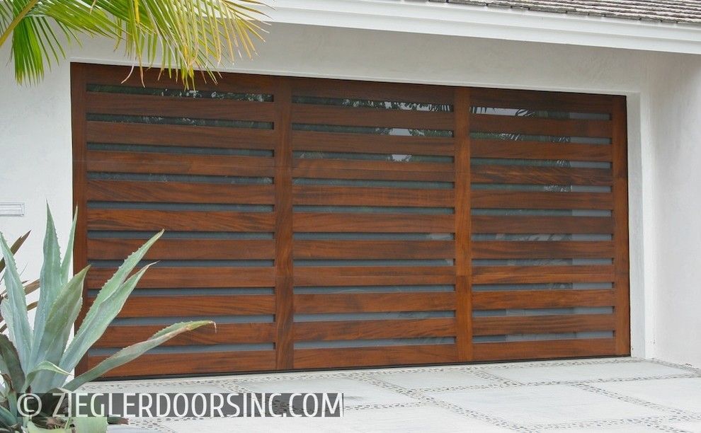 Builders Surplus Santa Ana for a Contemporary Shed with a Metal and Contemporary Garage Door Designs Custom Made in Orange County, Ca by Ziegler Doors Inc.