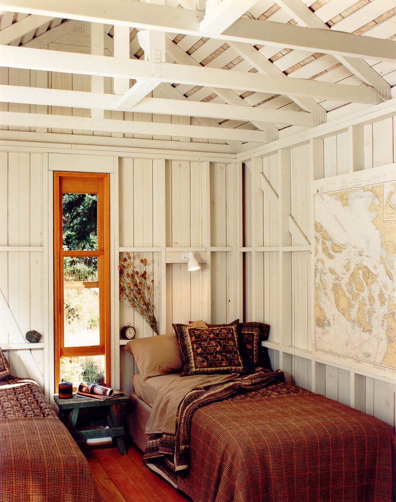 Bunkie for a Rustic Bedroom with a Cabin and Mt. Shadows by Bosworth Hoedemaker