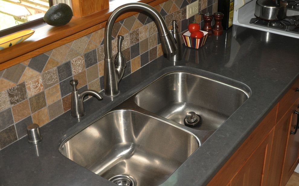 Caesarstone Quartz for a  Kitchen with a Rave and Raven Caesarstone Quartz by Madison Block & Stone