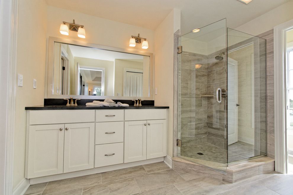 Calico Corners for a Transitional Bathroom with a Transitional and Village at Shaker Creek by Viscusi Builders Ltd.