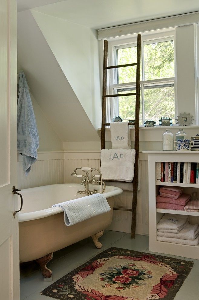 California Faucets for a Traditional Bathroom with a Bathtub Faucet and Cozy Bath by Smith & Vansant Architects Pc